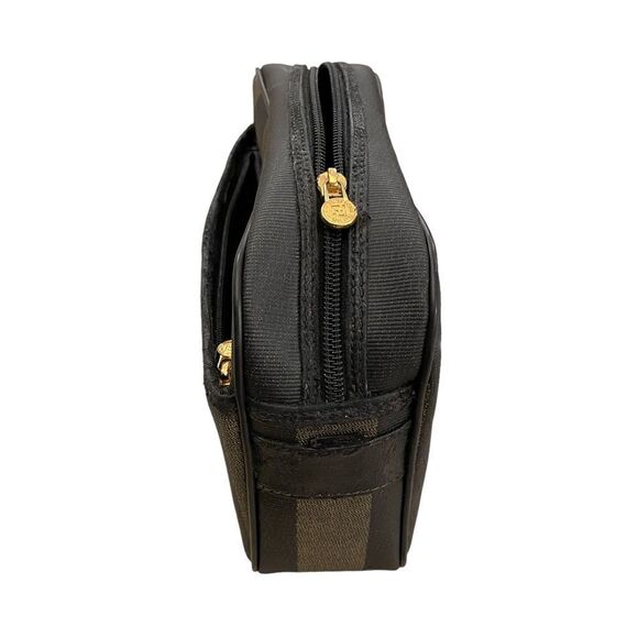 Vintage FENDI PQUIN STRIPED Clutch/Cosmetics Case - Picture 5 of 16